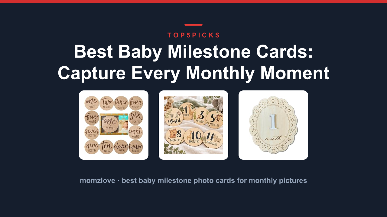 Best Baby Milestone Cards: Capture Every Monthly Moment