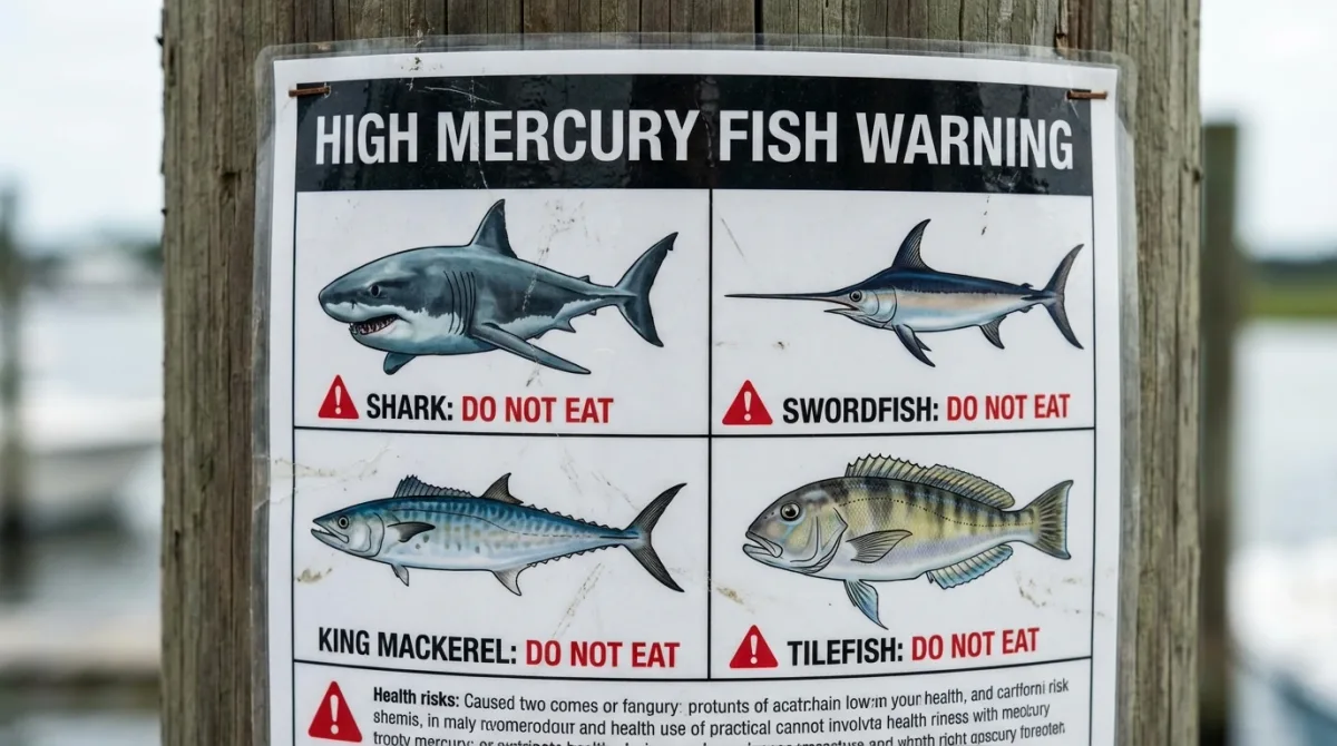 High-mercury fish